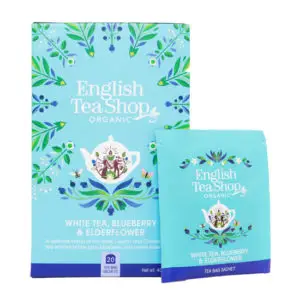 English Tea Shop White Tea Blueberry Elderflower – 20 sachets